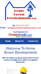 Mobile Screenshot of homegrowndevelopments.co.uk